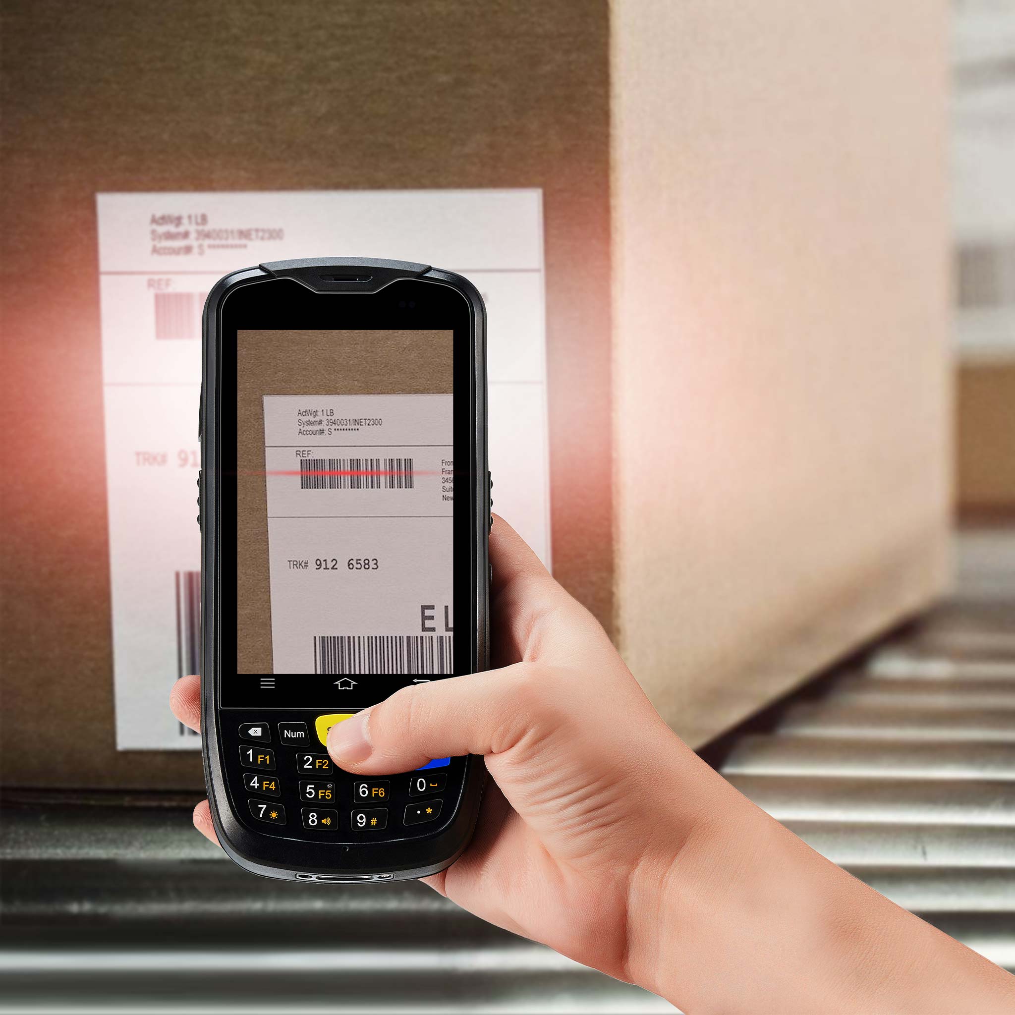 Chainway C6000 Mobile Computer, Android 13, Octa-Core-Prozessor mit 2,0 GHz