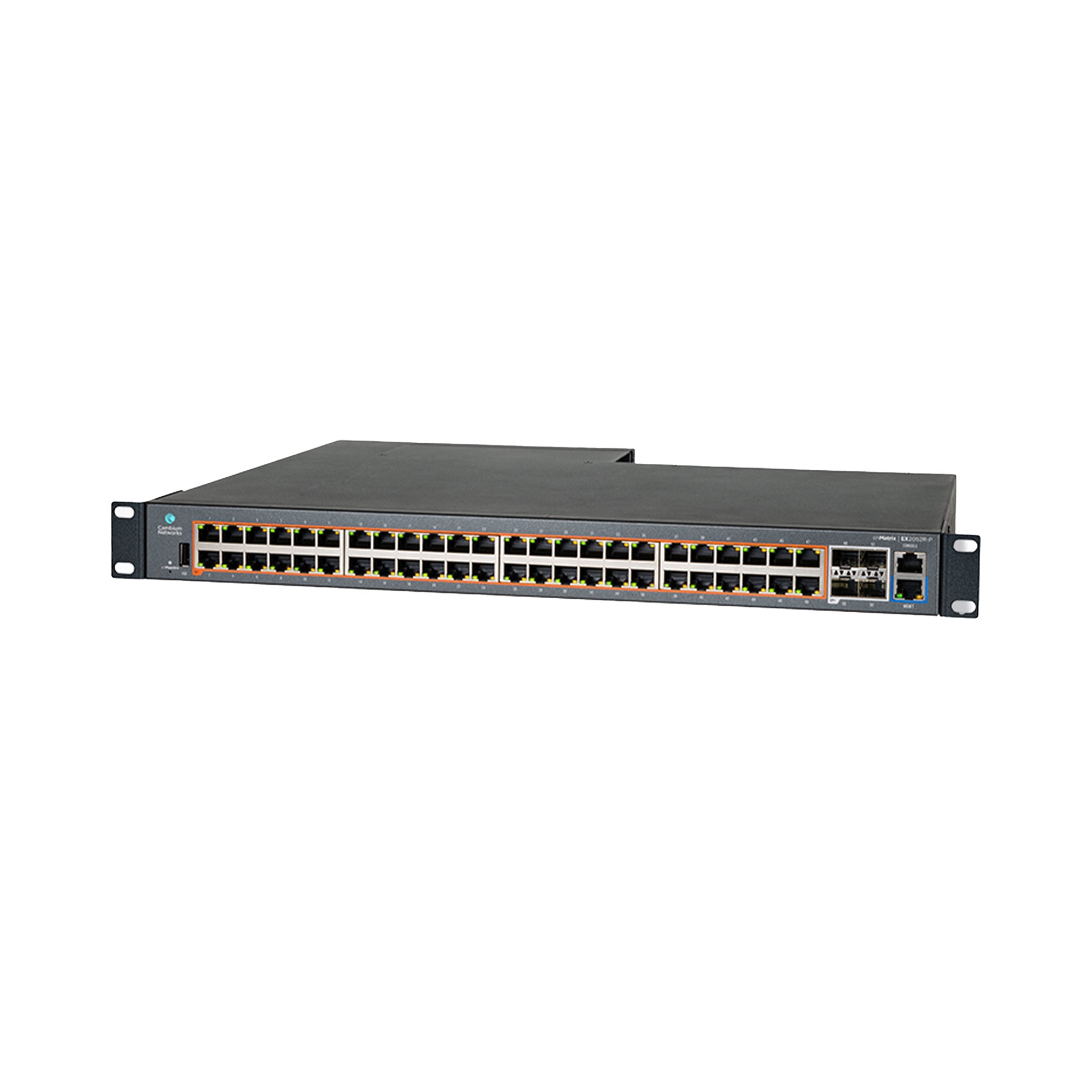 Cambium Networks Intelligent Ethernet Switch EX2052R-P, 48 x 1G and 4 SFP+ fiber ports