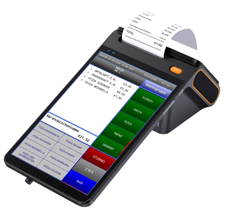 MINI POS 115 KlaRCash POS software KC MINI - AIO POS for restaurants and retailers