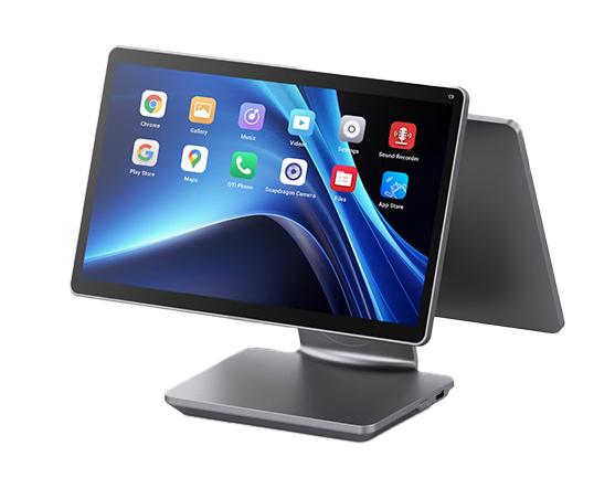 bizTECH NeoSilver frontale Ansicht Android Screen