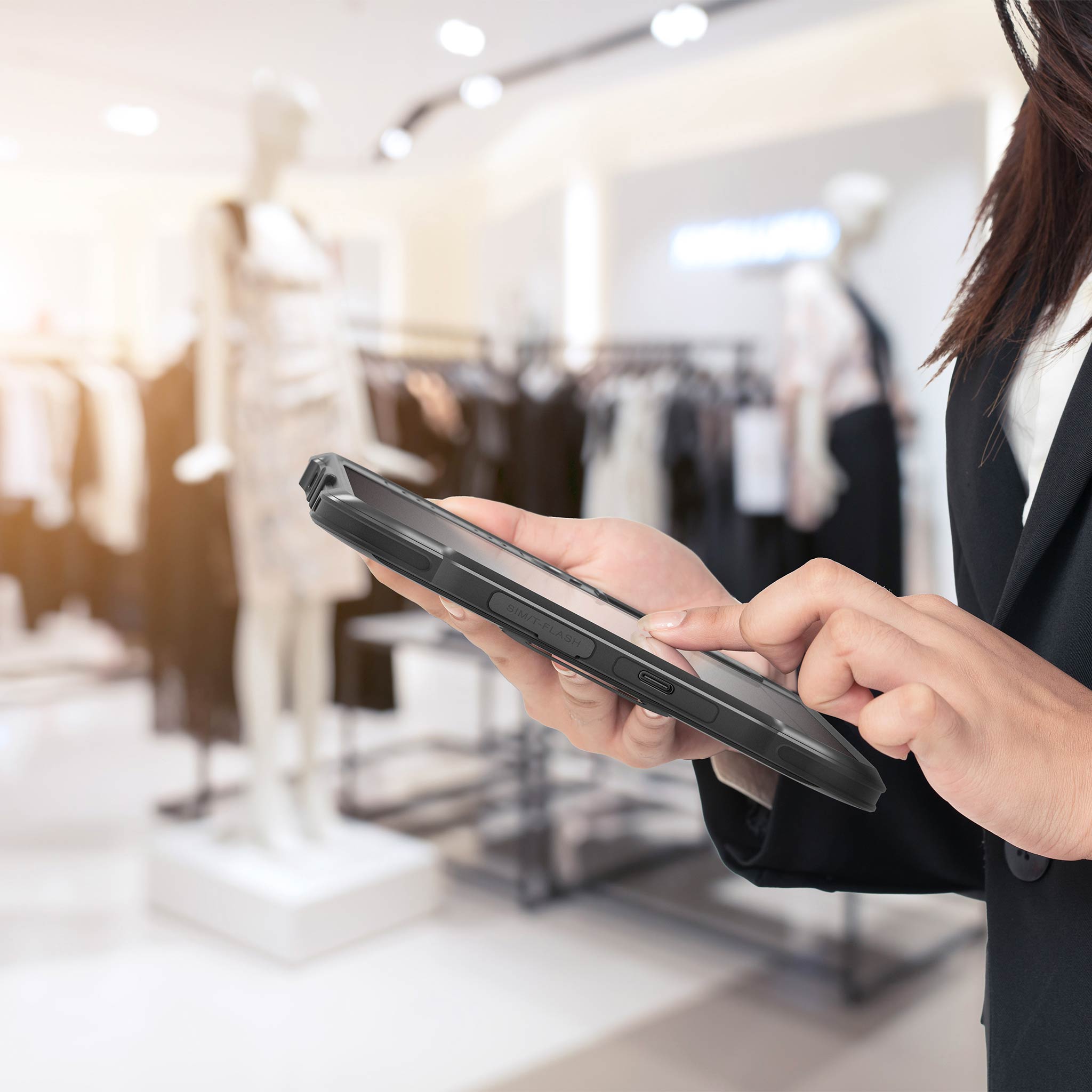 Chainway P-80 in dem Einzelhandel in Aktion